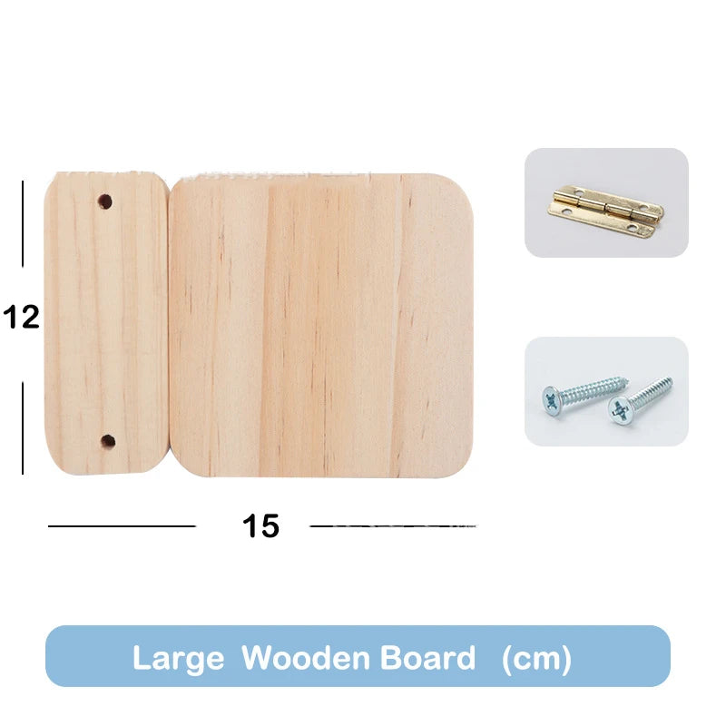 Busy Board DIY Accessories Unlock Door Latch Toy Parent-Child Handmade Interactive Montessori Education Baby Sensory Training