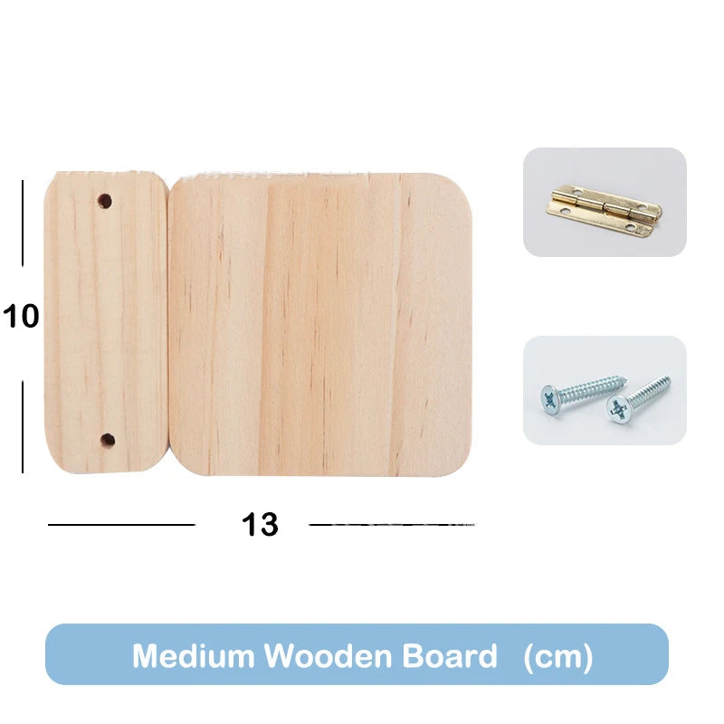 Busy Board DIY Accessories Unlock Door Latch Toy Parent-Child Handmade Interactive Montessori Education Baby Sensory Training