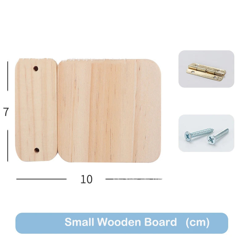 Busy Board DIY Accessories Unlock Door Latch Toy Parent-Child Handmade Interactive Montessori Education Baby Sensory Training