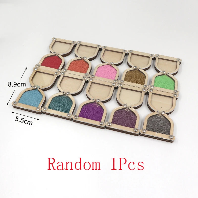 Busy Board Accessories Montessori Wooden Toy Key Lock Switch Slides Paillette Educational Toy Early Education Training Toy Gifts