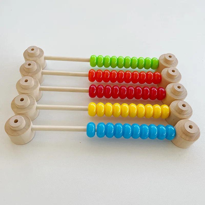 Montessori Busy Board Accessories Wooden Toy Combination Matching Doorbell Gear Graphics Educational Toy Education Trainig Toy
