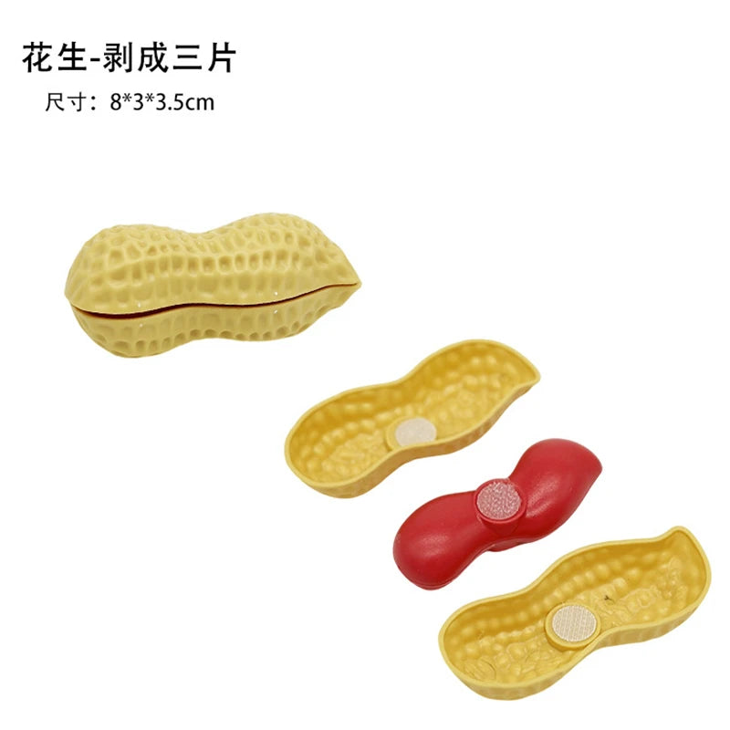 Montessori Educational Toy - 1Pc Simulation Fruit Set Including Durian, Grapefruit & Cherry - Perfect for Kids