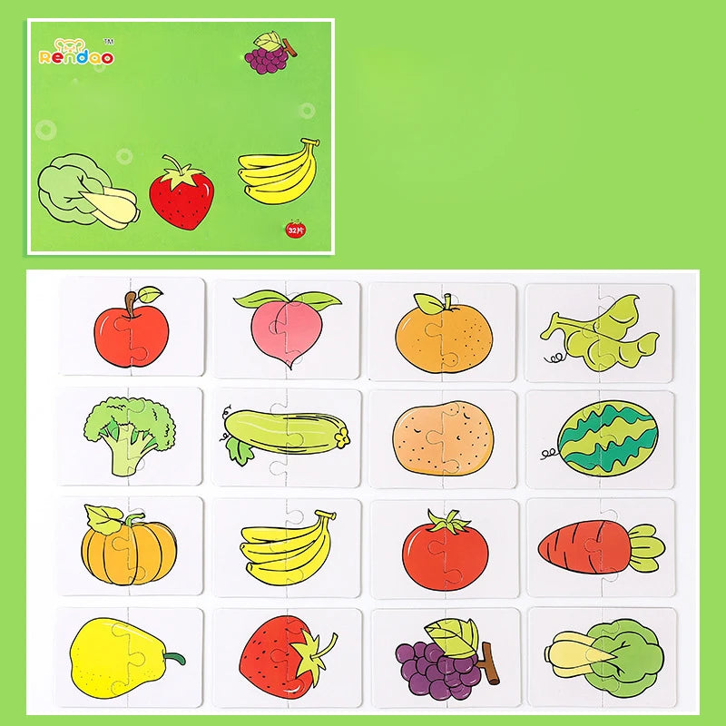 Wooden Montessori Toy Building Blocks Early Learning Educational Toys Color Shape Match Kids Puzzle Toys For Children Boys Girls
