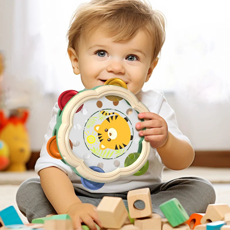 Montessori Baby Toys 0 12Month Musical Instruments Drum Educational Toys For Children Interactive Development Games for Babies