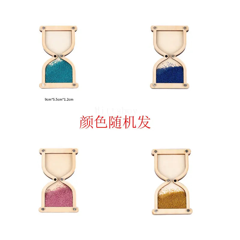Baby DIY Wooden Montessori Busy Board Parts Busy Board Accessories Slide Alarm Clock Educational Toy Gear for Children Gifts