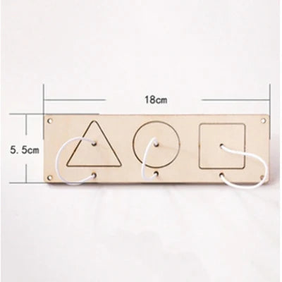 Busy Board DIY Montessori Toys Lock Mobile Children Wood Chips Skill Training Parent-Child Game Puzzle Intelligence Development
