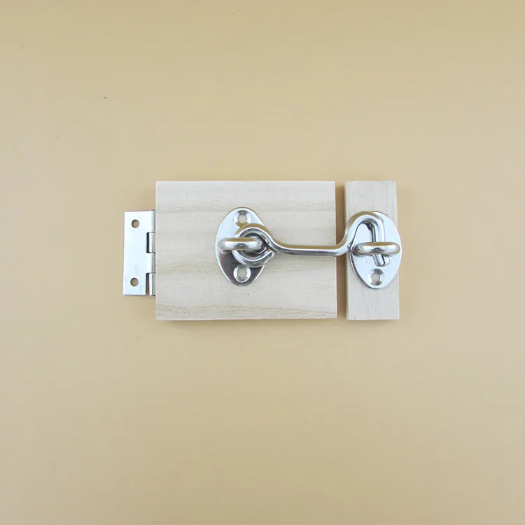 Busy Board DIY Montessori Toys Lock Mobile Children Wood Chips Skill Training Parent-Child Game Puzzle Intelligence Development