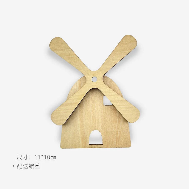 DIY Montessori Busy Board Wooden Toy Accessory animal Hourglas Alarm Clock Mirror Educational Unlock Sensory Toy Educational Toy