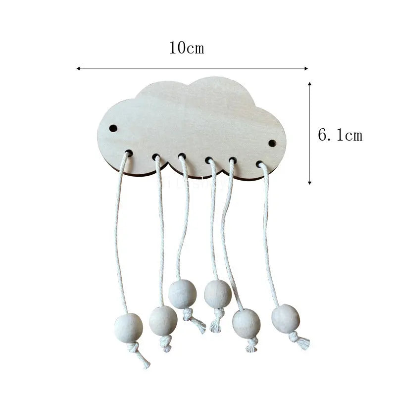 Baby DIY Wooden Montessori Busy Board Parts Busy Board Accessories Slide Alarm Clock Educational Toy Gear for Children Gifts