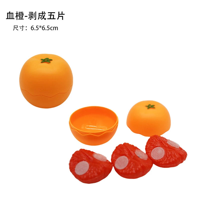 Montessori Educational Toy - 1Pc Simulation Fruit Set Including Durian, Grapefruit & Cherry - Perfect for Kids