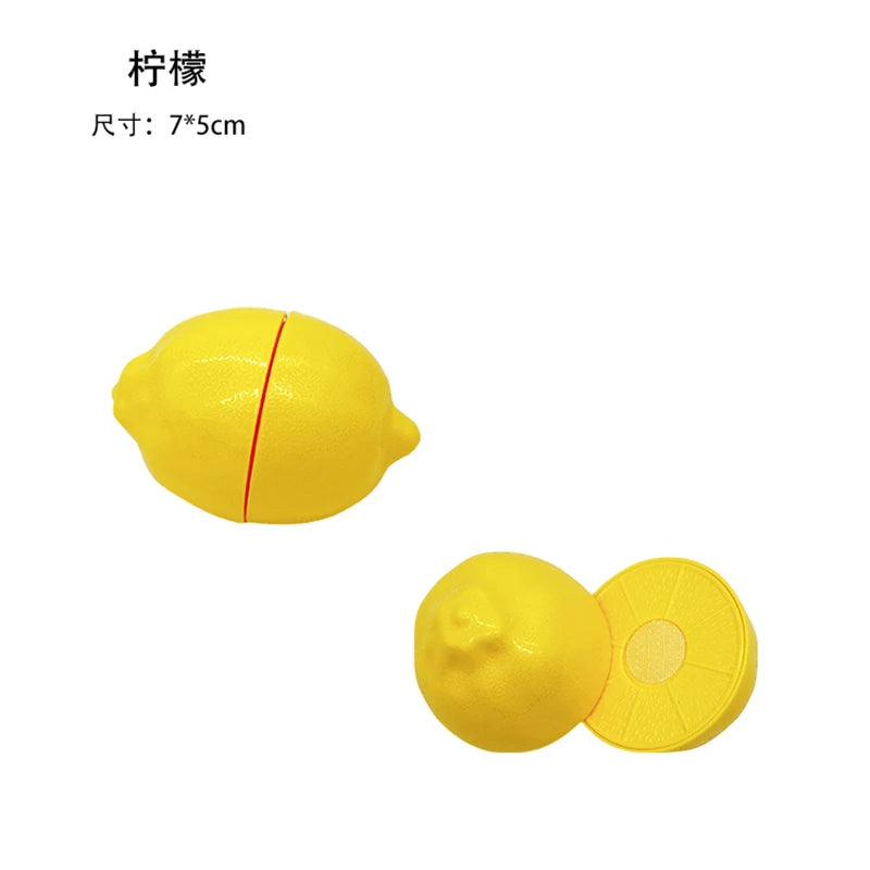 Montessori Educational Toy - 1Pc Simulation Fruit Set Including Durian, Grapefruit & Cherry - Perfect for Kids