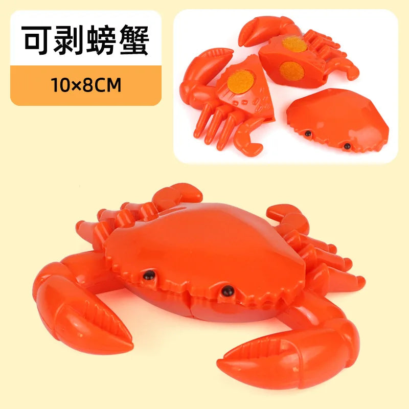 New 1Pcs Paste Chechele Montessori Simulation Toy Play House Vegetable Biscuit Bread Baking Toys Decompress Educational Toy Gift