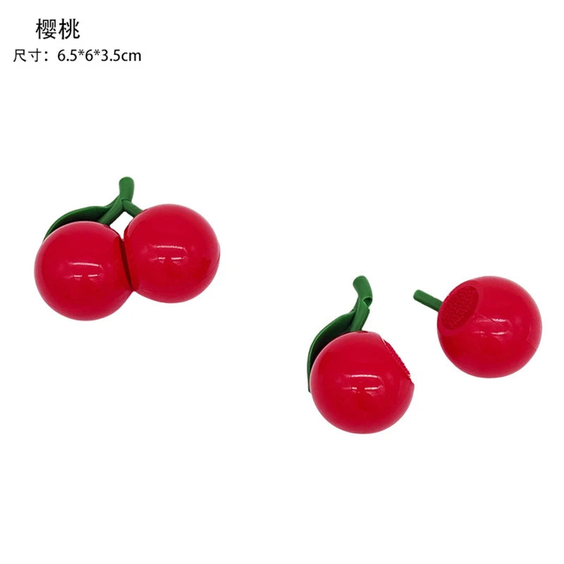 Montessori Educational Toy - 1Pc Simulation Fruit Set Including Durian, Grapefruit & Cherry - Perfect for Kids