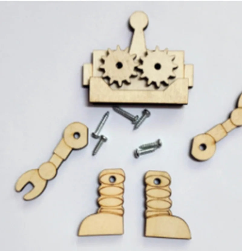 DIY Montessori Busy Board Wooden Toy Accessory animal Hourglas Alarm Clock Mirror Educational Unlock Sensory Toy Educational Toy