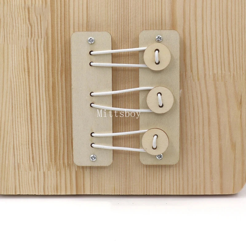 Busy Board Accessories Montessori Wooden Toy Key Lock Switch Slides Paillette Educational Toy Early Education Training Toy Gifts