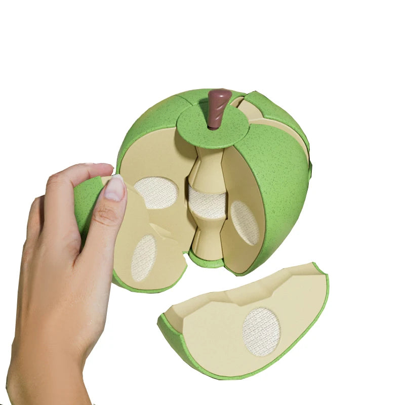 New 1Pcs Paste Chechele Montessori Simulation Toy Play House Vegetable Biscuit Bread Baking Toys Decompress Educational Toy Gift