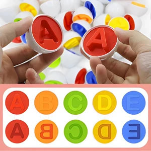 Matching Eggs Toys for Kids 1 2 3Toddlers Montessori Toys Easter Eggs Baby Shape Sorter Games Children Educational Learning Toys