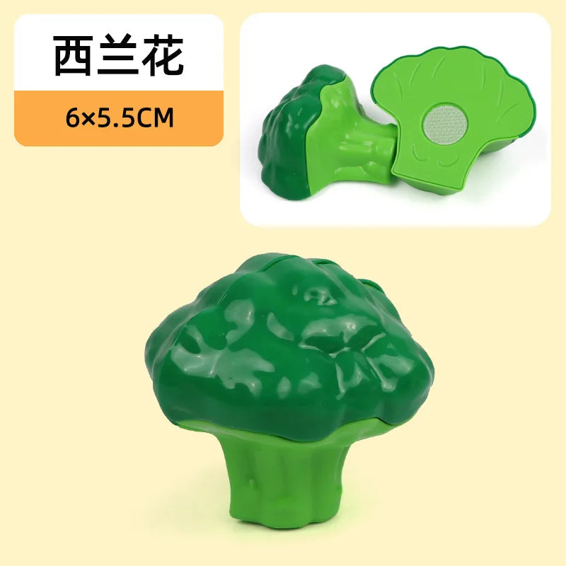 New 1Pcs Paste Chechele Montessori Simulation Toy Play House Vegetable Biscuit Bread Baking Toys Decompress Educational Toy Gift