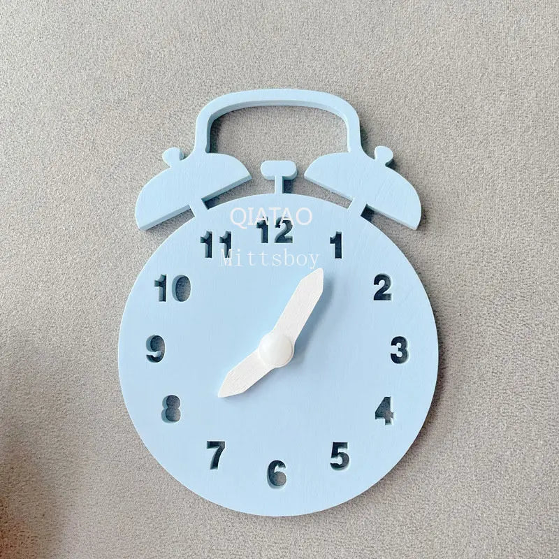 Baby DIY Wooden Montessori Busy Board Parts Busy Board Accessories Slide Alarm Clock Educational Toy Gear for Children Gifts
