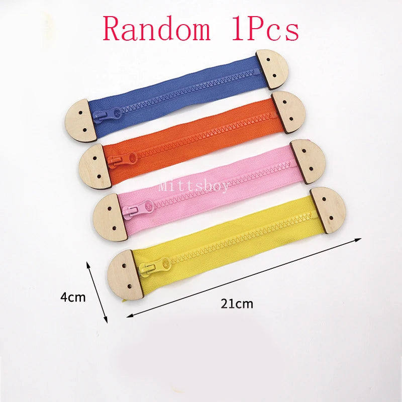 Busy Board Accessories Montessori Wooden Toy Key Lock Switch Slides Paillette Educational Toy Early Education Training Toy Gifts