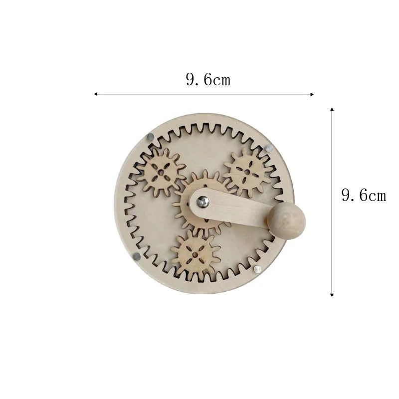 Baby DIY Wooden Montessori Busy Board Parts Busy Board Accessories Slide Alarm Clock Educational Toy Gear for Children Gifts