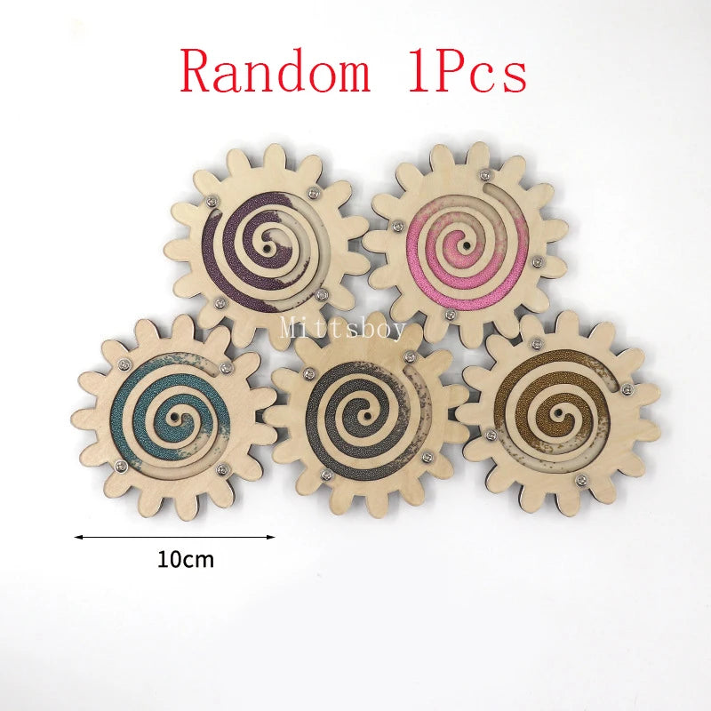 Busy Board Accessories Montessori Wooden Toy Key Lock Switch Slides Paillette Educational Toy Early Education Training Toy Gifts