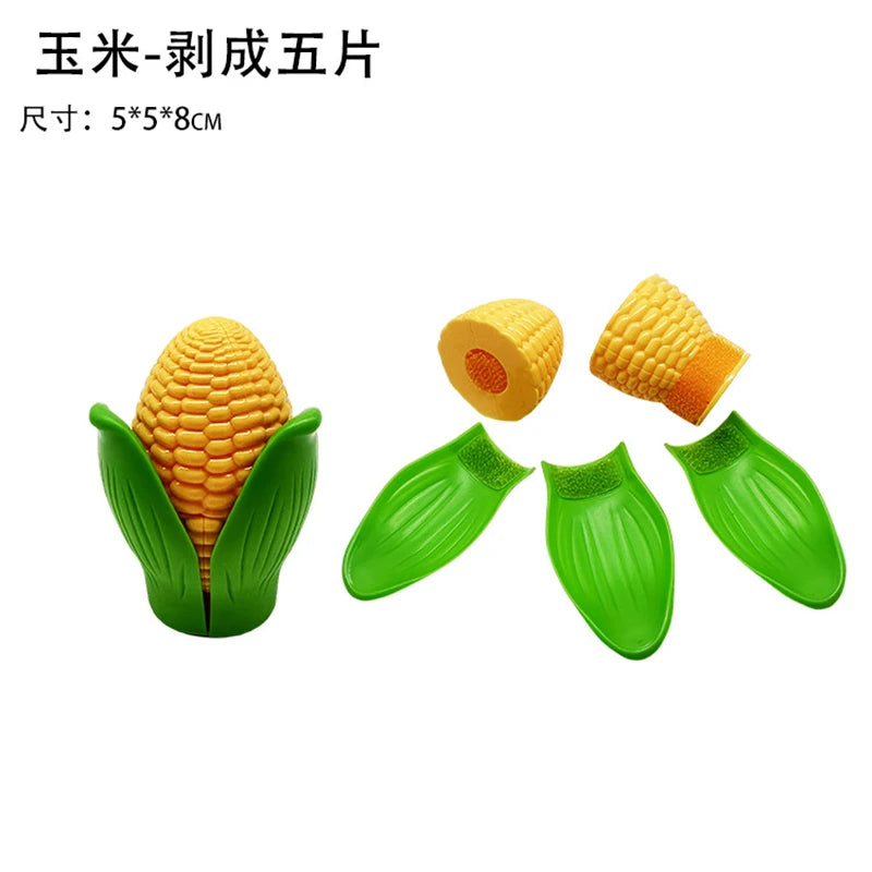 Montessori Educational Toy - 1Pc Simulation Fruit Set Including Durian, Grapefruit & Cherry - Perfect for Kids