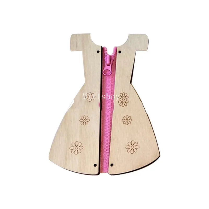 Baby DIY Wooden Montessori Busy Board Parts Busy Board Accessories Slide Alarm Clock Educational Toy Gear for Children Gifts