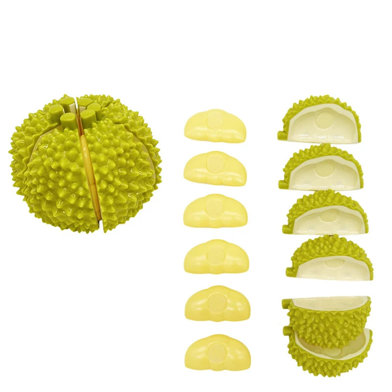 Montessori Educational Toy - 1Pc Simulation Fruit Set Including Durian, Grapefruit & Cherry - Perfect for Kids