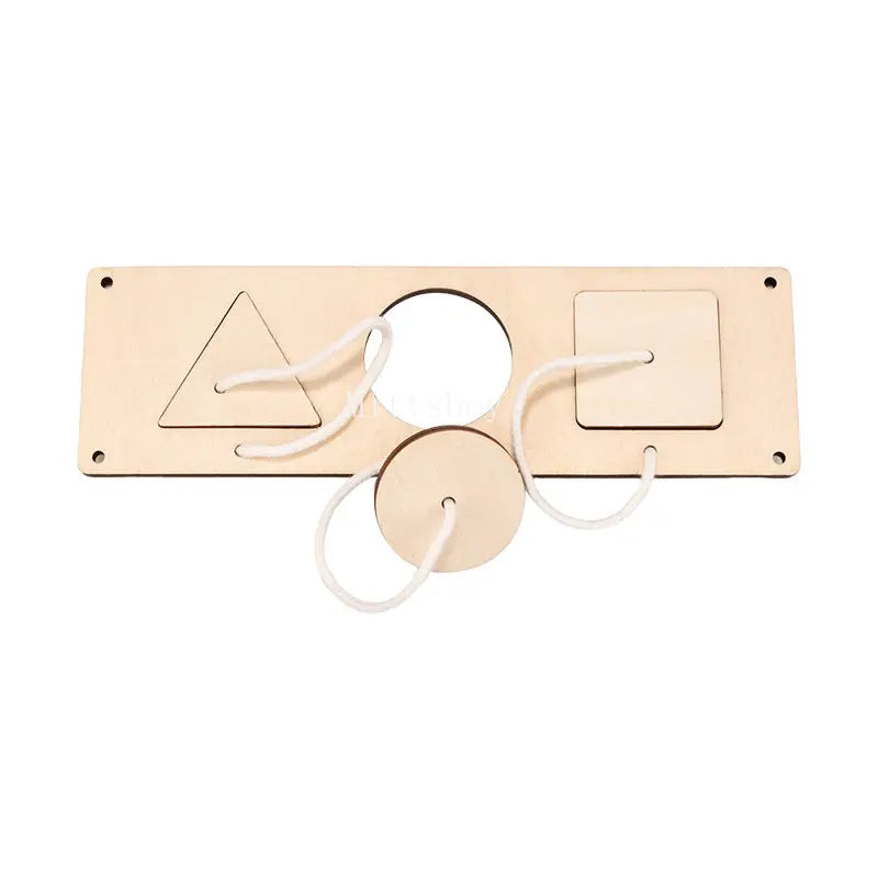 Baby DIY Wooden Montessori Busy Board Parts Busy Board Accessories Slide Alarm Clock Educational Toy Gear for Children Gifts