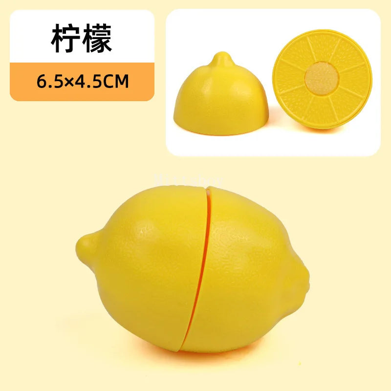 New 1Pcs Paste Chechele Montessori Simulation Toy Play House Vegetable Biscuit Bread Baking Toys Decompress Educational Toy Gift
