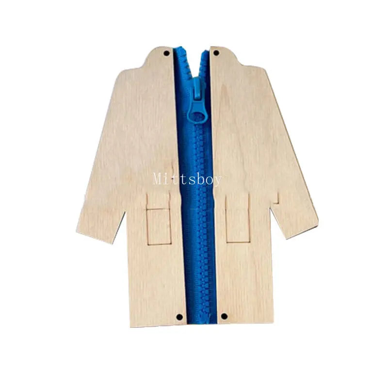 Baby DIY Wooden Montessori Busy Board Parts Busy Board Accessories Slide Alarm Clock Educational Toy Gear for Children Gifts
