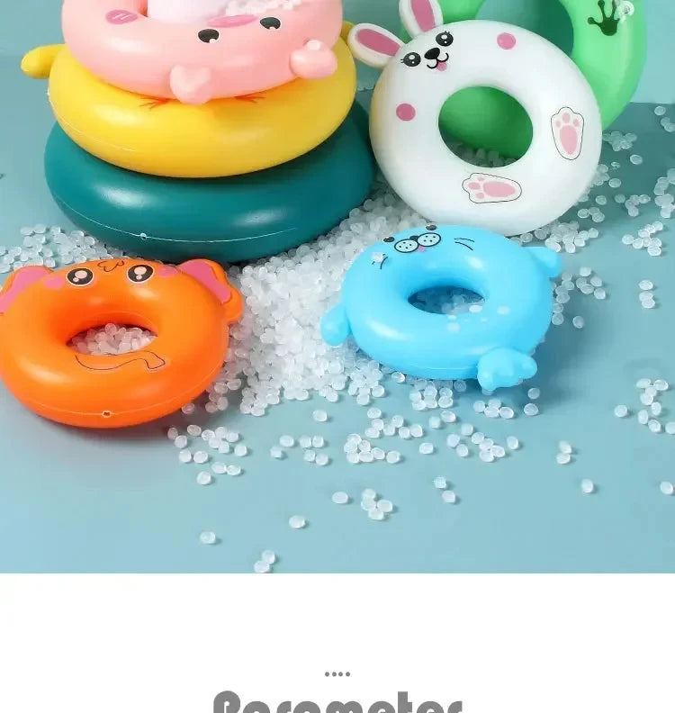Montessori Rotating Rainbow Tower Baby stacking Puzzle Toys Children Develop Motor Skills Game Spinning Stacking Toys Kids Gift