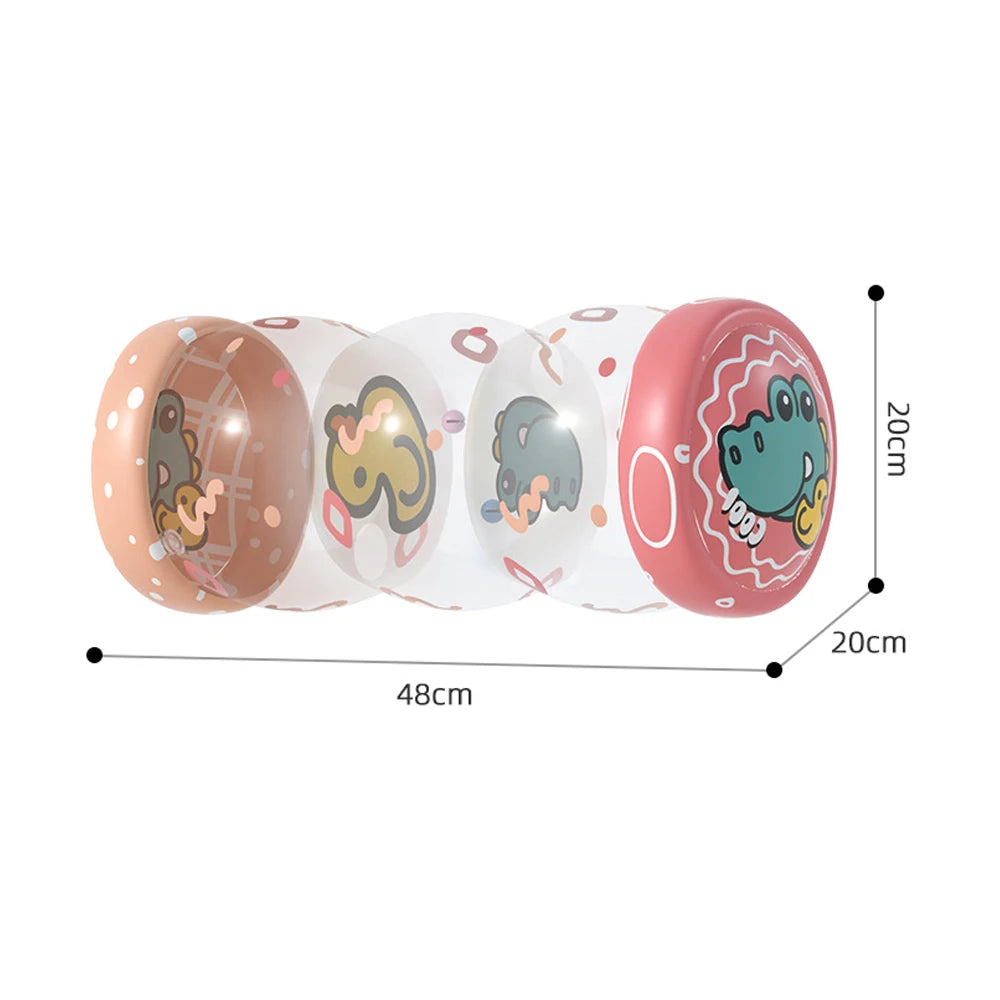 Baby Crawling Roller Toy Infant Activity Tummy Time Roller Montessori Educational Development Sensory Toys for Kids 0 12 Months