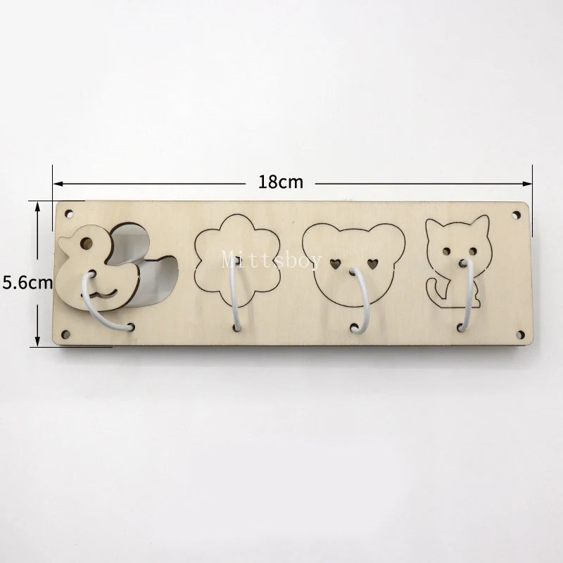 Busy Board Accessories Montessori Wooden Toy Key Lock Switch Slides Paillette Educational Toy Early Education Training Toy Gifts
