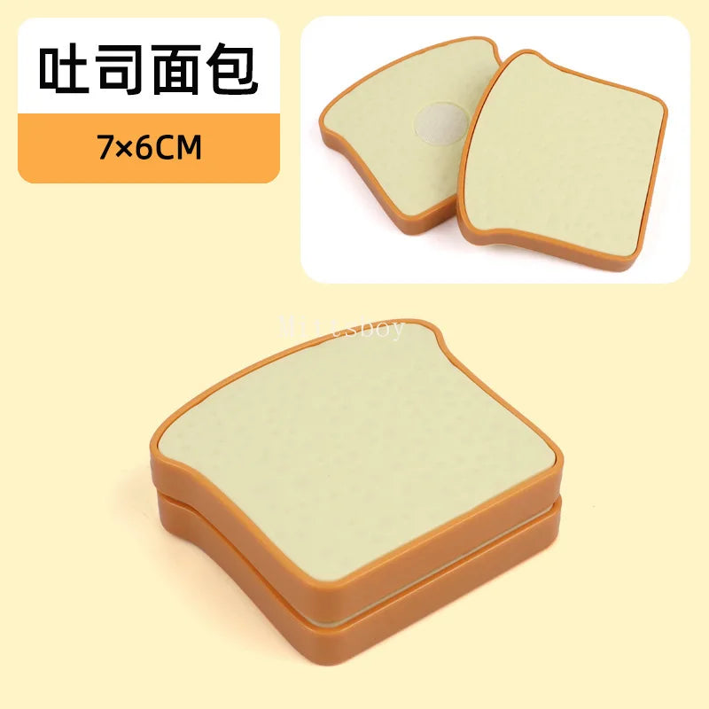 New 1Pcs Paste Chechele Montessori Simulation Toy Play House Vegetable Biscuit Bread Baking Toys Decompress Educational Toy Gift
