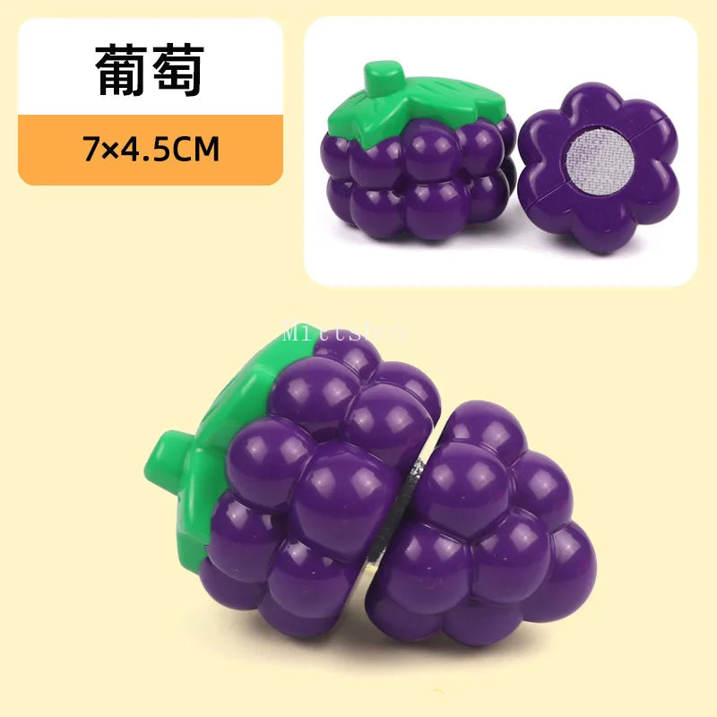 New 1Pcs Paste Chechele Montessori Simulation Toy Play House Vegetable Biscuit Bread Baking Toys Decompress Educational Toy Gift