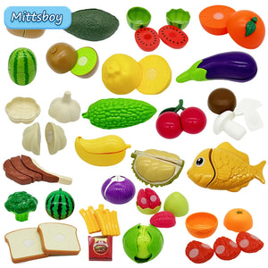 Montessori Educational Toy - 1Pc Simulation Fruit Set Including Durian, Grapefruit & Cherry - Perfect for Kids