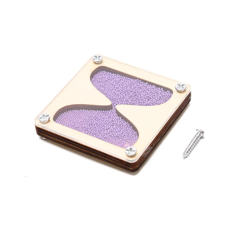 DIY Montessori Busy Board Wooden Toy Accessory animal Hourglas Alarm Clock Mirror Educational Unlock Sensory Toy Educational Toy