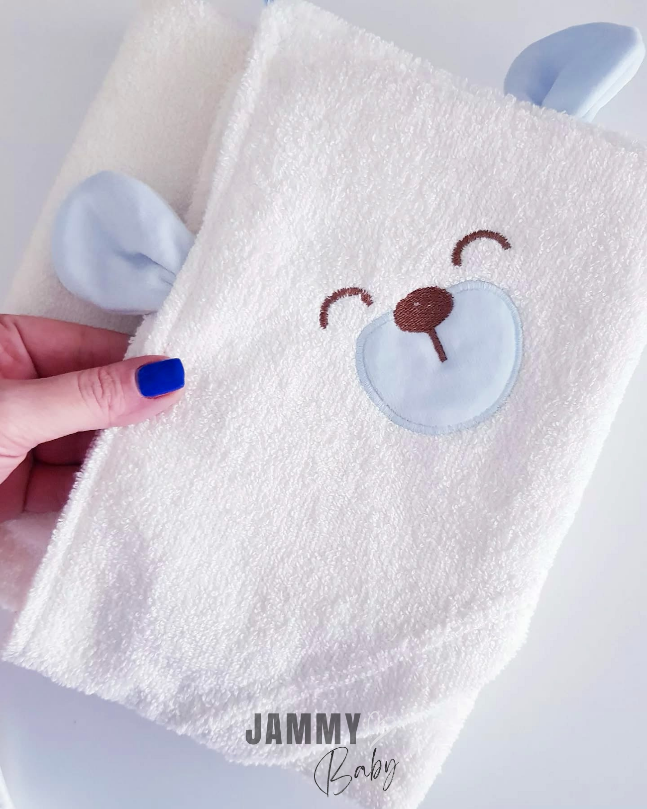 Baby Dog 3 Parça Bornoz Seti-MAVİ