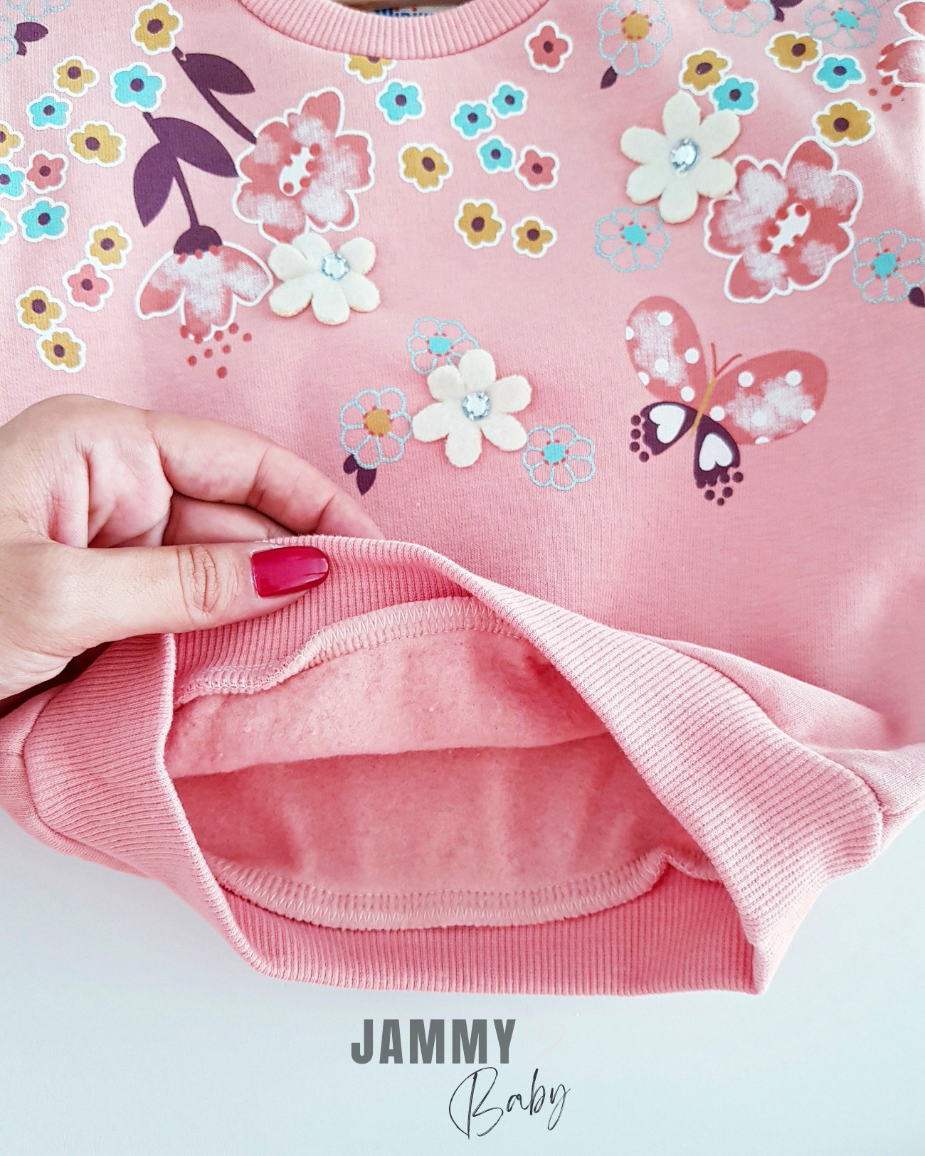 Butterfly Flowers 3 Garen Verhoogde Set-DONKER POEDER