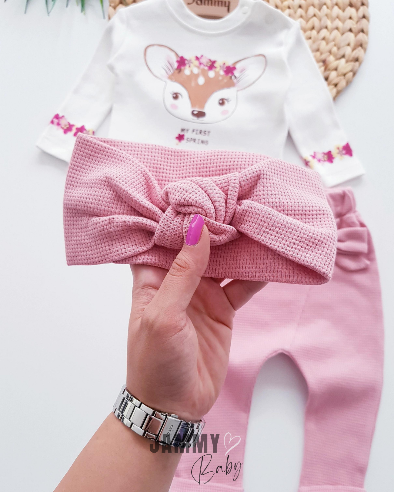 Ceylan Temalı Bandana Mevsimlik Takım - DRIED ROSE