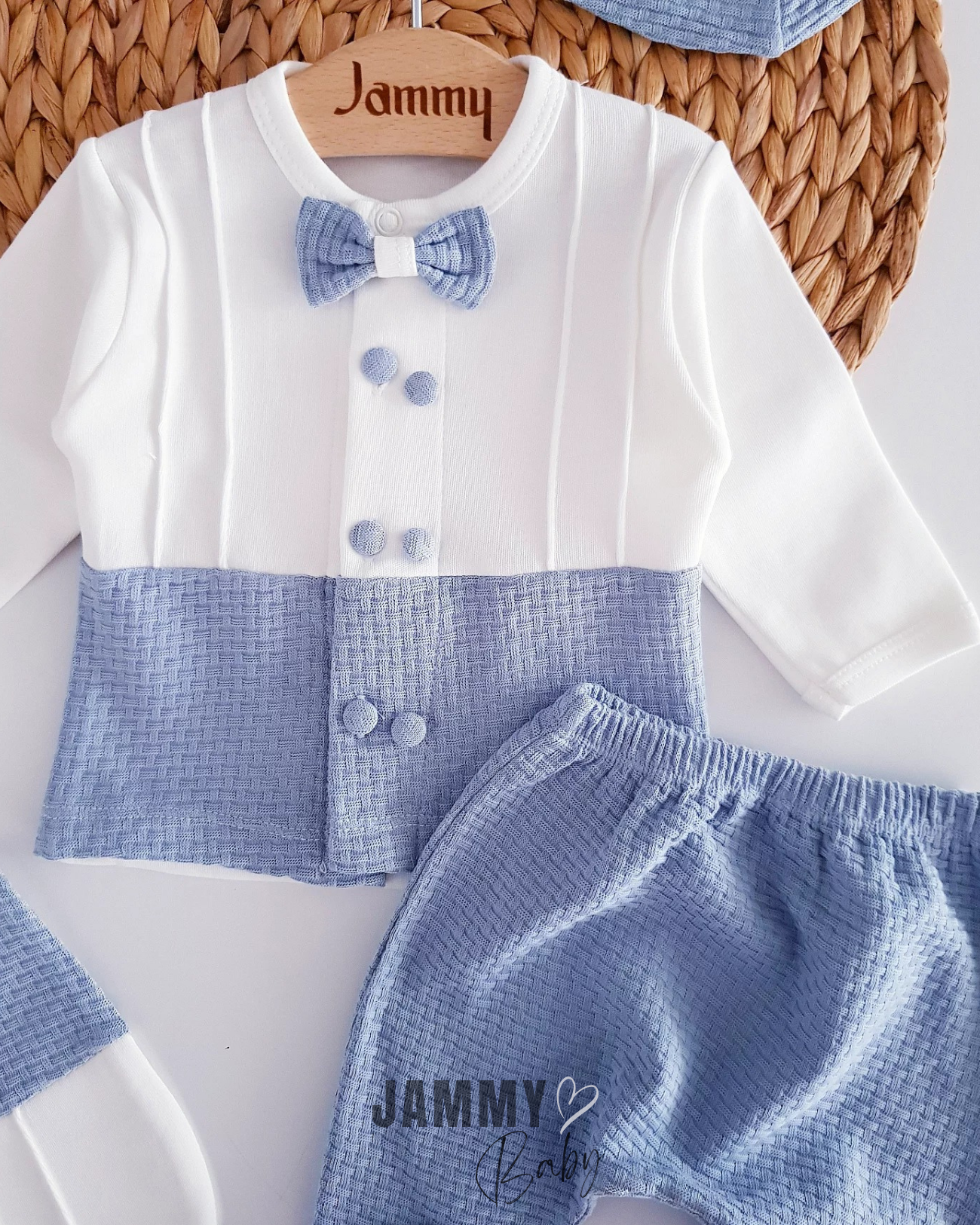 Charisma 5 Piece Newborn Set-BLUE