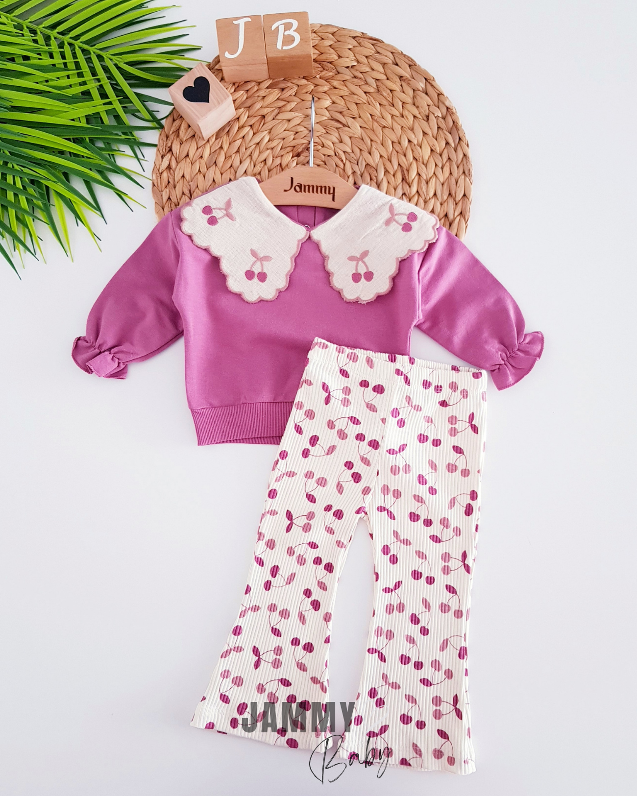 Cherry Baby Collar Spanish Suit - PURPLE