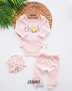 Chick Bone Hat Set-PUDRA