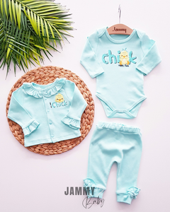 Chick Cardigan Seasonal 3-Piece Suit-MINT