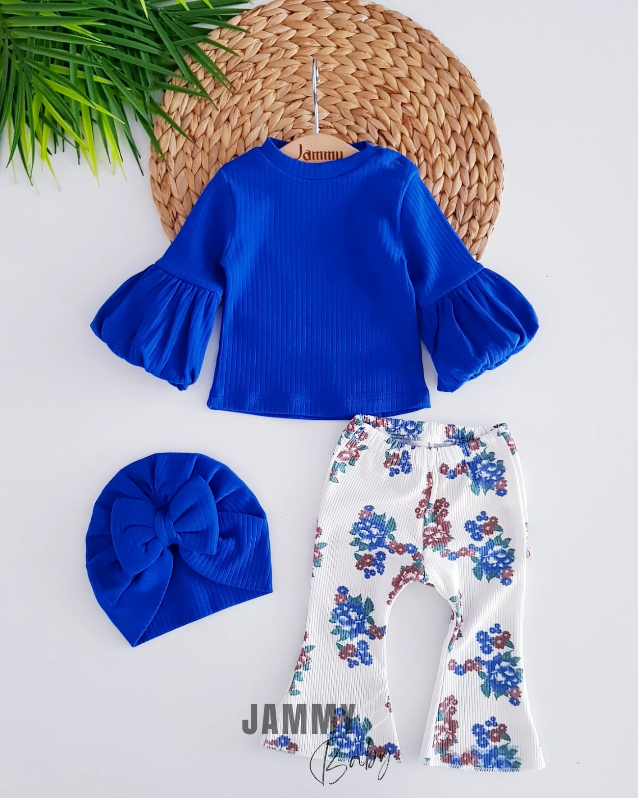 Ensemble de manches ballon Flor Bonnet-SAKS BLUE