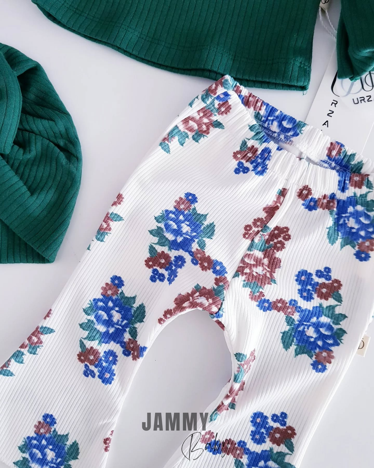 Ensemble de manchons à ballon Flor Bonnet-VERT ÉMERAUDE