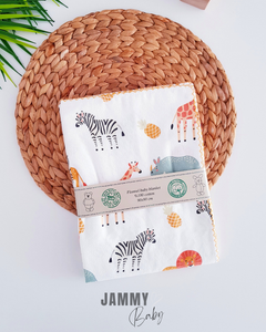 Forest Animals Flannel Blanket