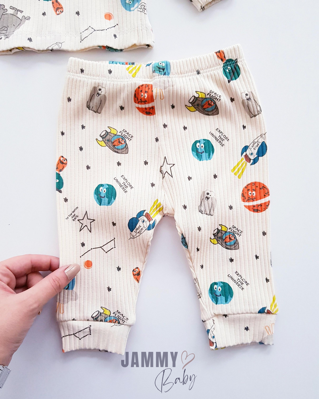 Planet Themed Camisole Set of 2-CREAM